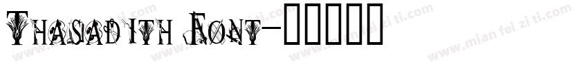 Thasadith Font字体转换